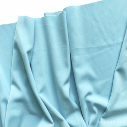 Костюмная ткань Анжелика "Бледно-голубой" - отрез 0.8 м №28