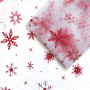 ТНГ20 - Красные снежинки на белоснежном еврофатине