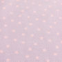 ПТ04 - Поплин "Розовые звезды на сером"