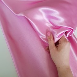 Атлас Дюпон "Нежный розовый" отрез 1.64 м